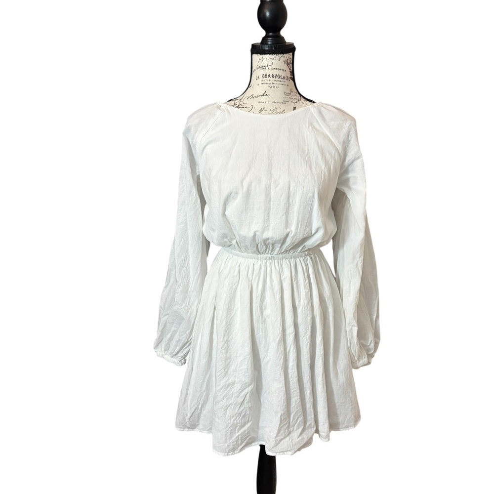 Divided White Dress